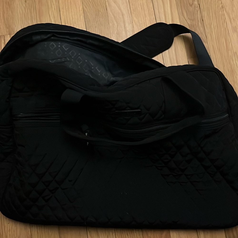 Vera Bradley quilted weekender bag